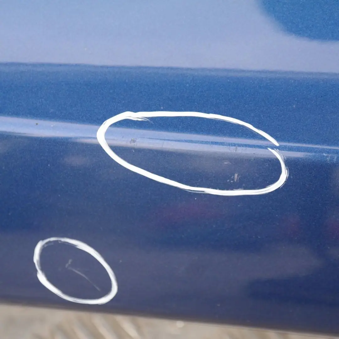 BMW E81 E82 E88 Sill Strip Side Skirt Derecho Montegoblau Blau Blue - SKU 0036142-MTB - Número de pieza 0036142-MTB