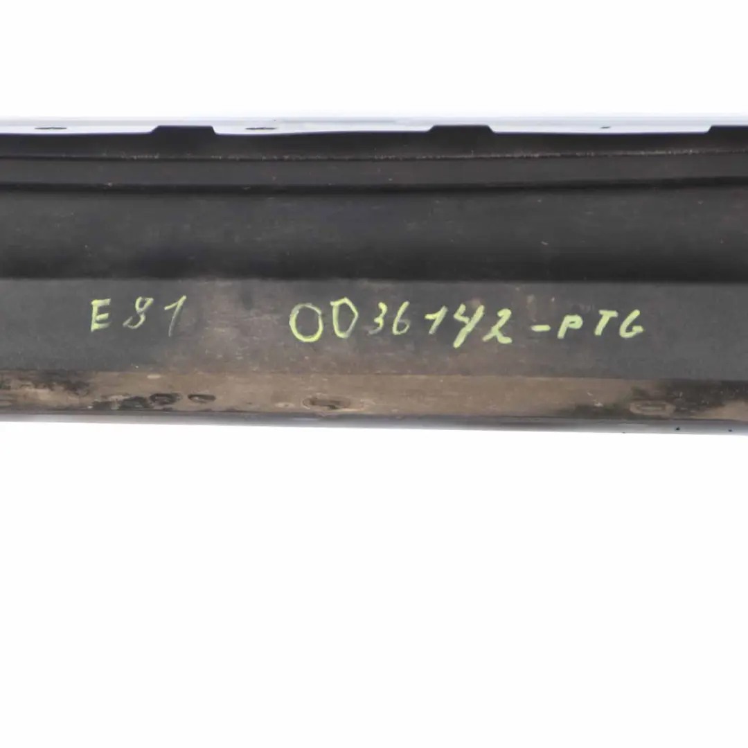 Side Skirt Sill Strip Right O/S Patagonia Green Metallic - A71 to BMW E81 E82 with Part number 0036142 BMW E81 E82 Side Skirt Sill Strip Right O/S Patagonia Green Metallic - A71 - SKU 0036142-PTG - Part number 0036142