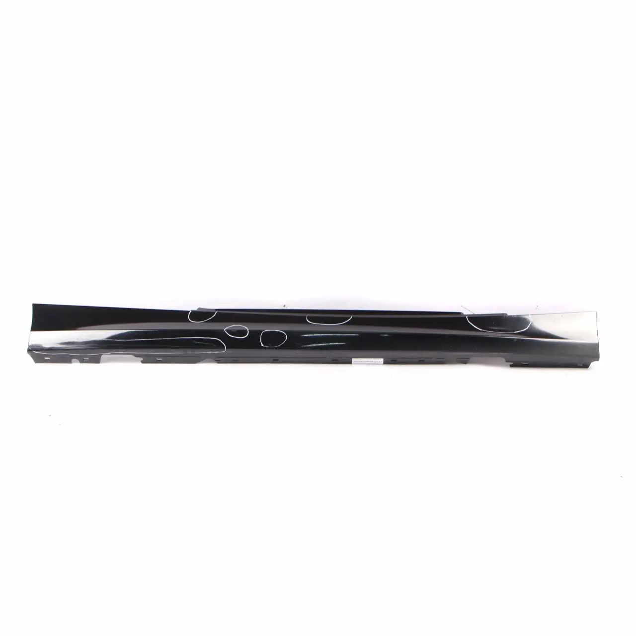 BMW 1 Series E81 E82 E88 Sill Strip Side Skirt Right O/S Schwarz 2 Black - 668