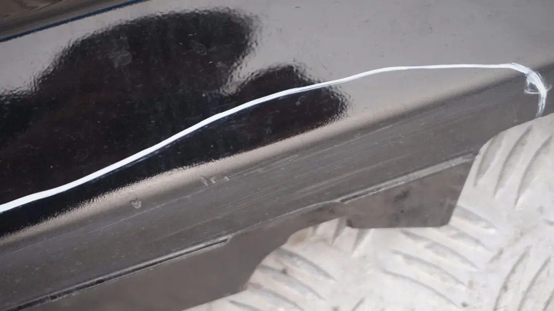 BMW 1 SERIES E81 E82 E88 Sill Strip Side Skirt Right O/S Schwarz 2 Black - 668 - SKU 0036142-SCH2 - Part number 36142