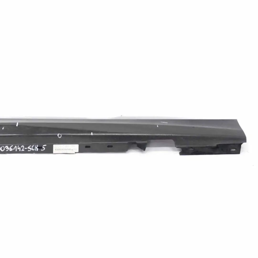 BMW E81 E82 Nakładka Próg Prawy Schwarz 2 - 668 - SKU 0036142-SCH5 - Numer Części 0036142
