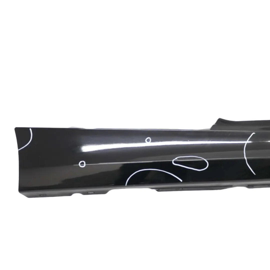 BMW E81 E82 E88 Listello Portiera Apertura Gonna Destro Nero 2 - - SKU 0036142-SCH8 - Numero di parte 0036142
