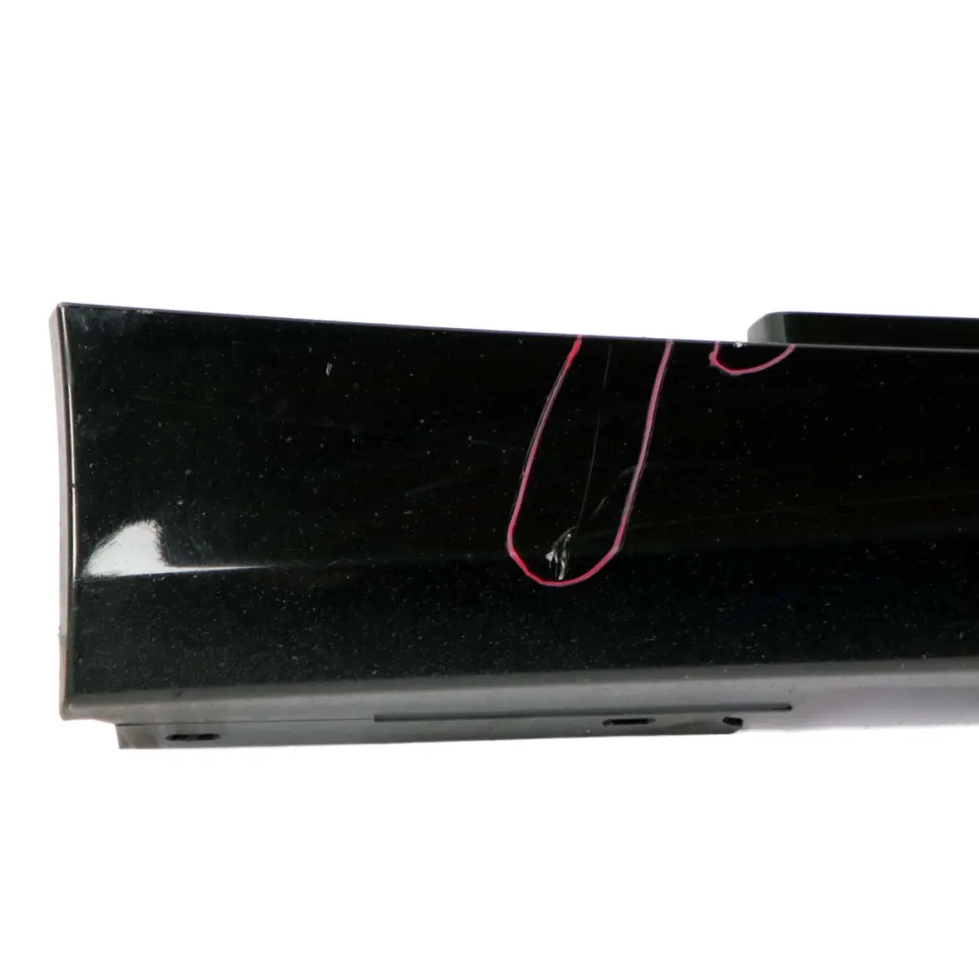 Side Skirt Sill Strip Right O/S E82 E88 Schwarz 2 Black - 668 to BMW E81 with Part number 0036142 BMW E81 Side Skirt Sill Strip Right O/S E82 E88 Schwarz 2 Black - 668 - SKU 0036142-SCH9 - Part number 0036142