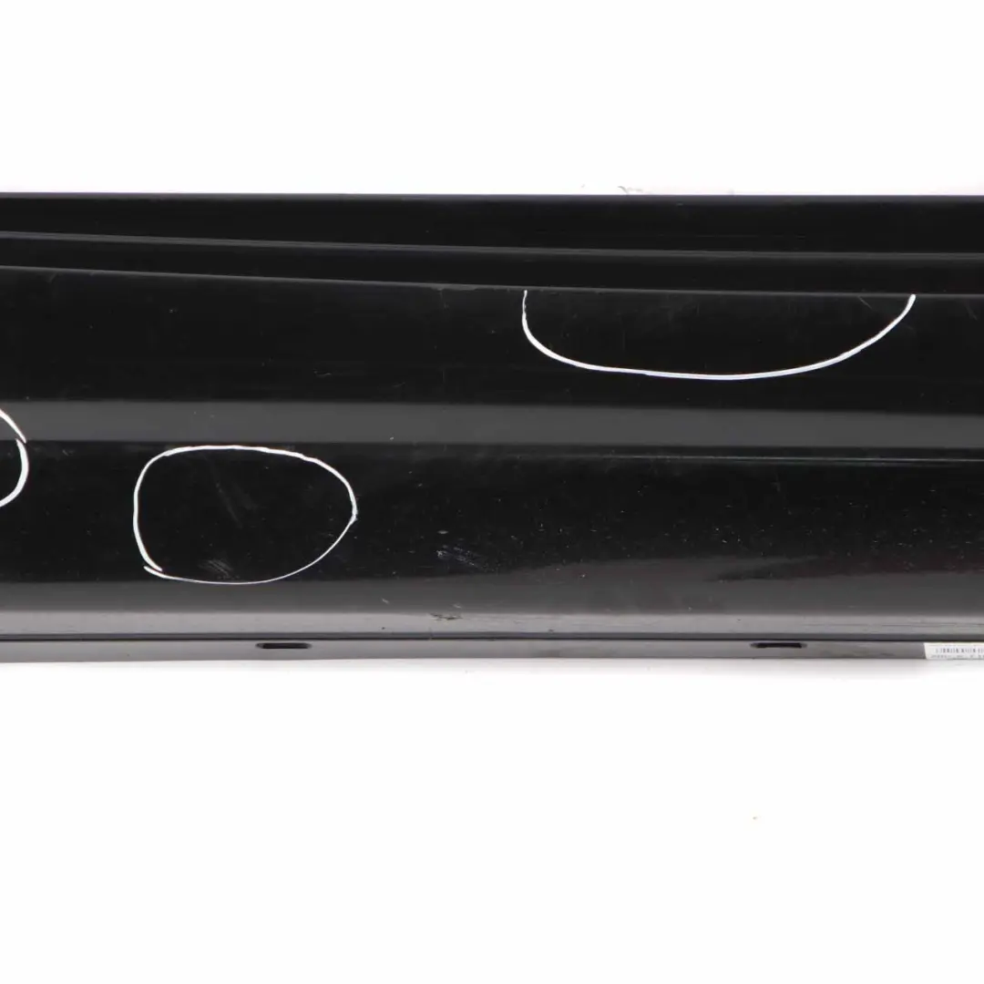BMW E81 E82 E88 Bas Caisse Jupe Latérale Droite O/S Schwarz 2 Noir - 668 - SKU 0036142-SCH - Numéro de pièce 0036142