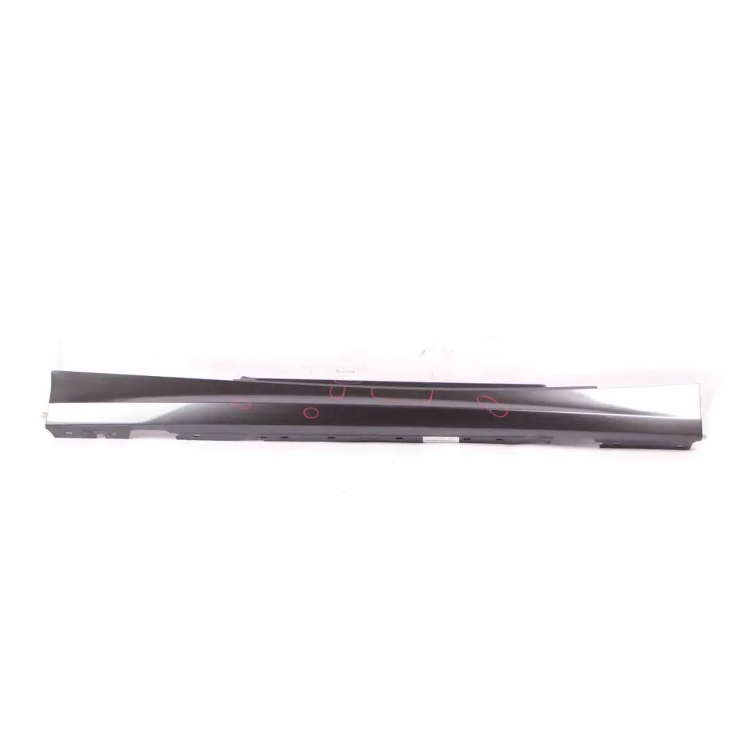 Side Skirt Sill Strip Right O/S Sparkling Graphite Metallic - A22 to BMW E81 E82 with Part number 0036142 BMW E81 E82 Side Skirt Sill Strip Right O/S Sparkling Graphite Metallic - A22 - SKU 0036142-SG1 - Part number 0036142