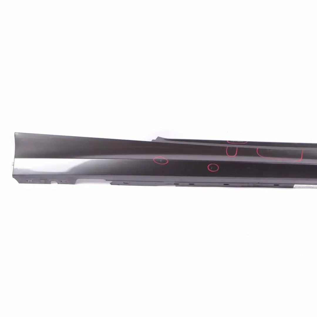 Side Skirt Sill Strip Right O/S Sparkling Graphite Metallic - A22 to BMW E81 E82 with Part number 0036142 BMW E81 E82 Side Skirt Sill Strip Right O/S Sparkling Graphite Metallic - A22 - SKU 0036142-SG1 - Part number 0036142
