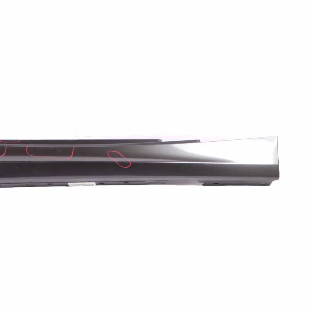 Side Skirt Sill Strip Right O/S Sparkling Graphite Metallic - A22 to BMW E81 E82 with Part number 0036142 BMW E81 E82 Side Skirt Sill Strip Right O/S Sparkling Graphite Metallic - A22 - SKU 0036142-SG1 - Part number 0036142