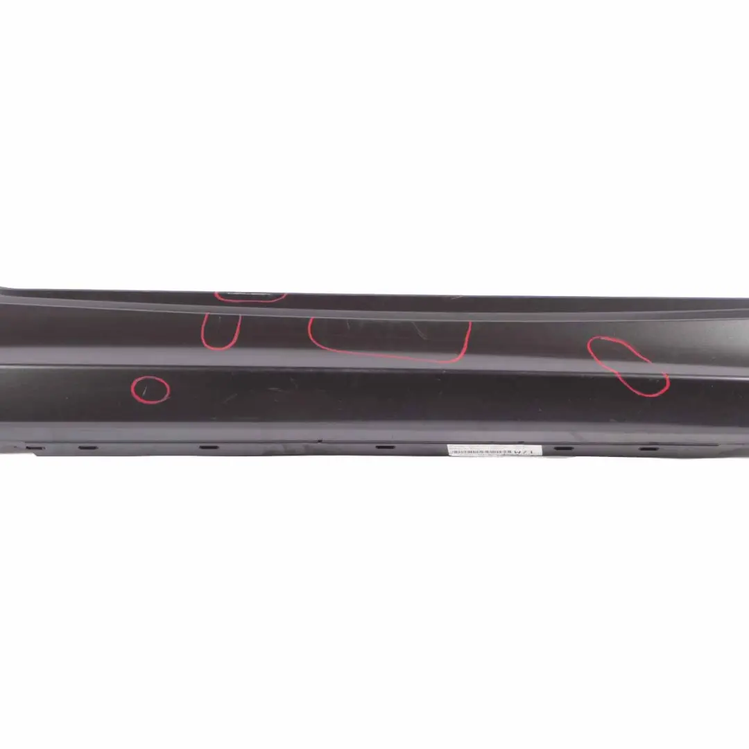 Side Skirt Sill Strip Right O/S Sparkling Graphite Metallic - A22 to BMW E81 E82 with Part number 0036142 BMW E81 E82 Side Skirt Sill Strip Right O/S Sparkling Graphite Metallic - A22 - SKU 0036142-SG1 - Part number 0036142