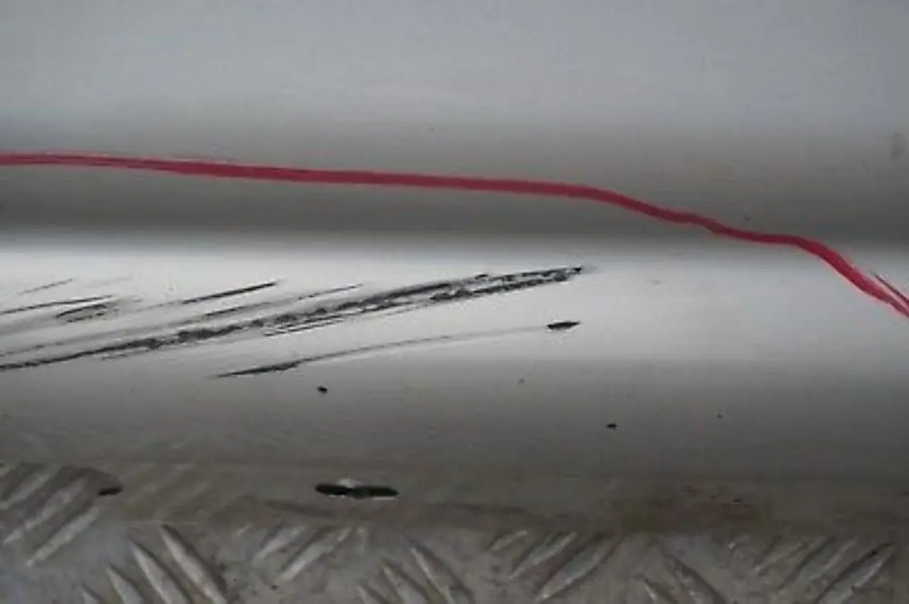 BMW E81 E82 E88 Listello Portiera Apertura Gonna Dx Argento-Titanio Argento - SKU 0036142-TS3 - Numero di parte 0036142