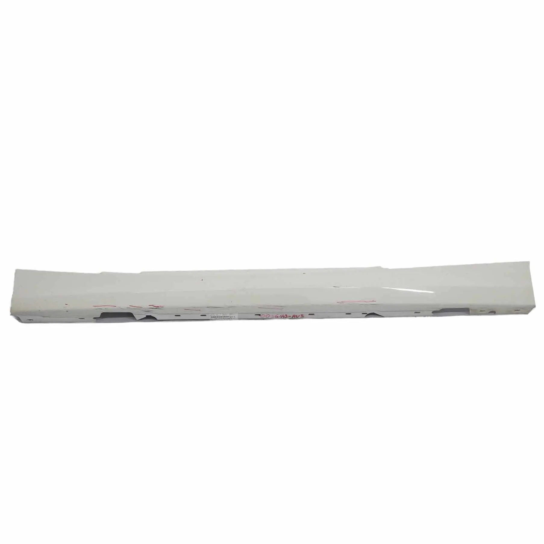 BMW E81 E82 E88 Sill Strip Faldón Lateral Izquierdo Alpinweiss Blanco 300