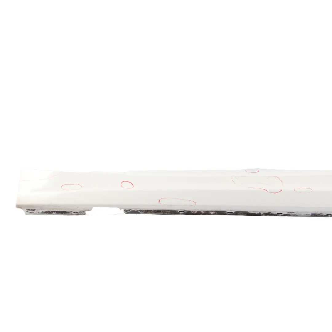 BMW E81 E82 E88 Sill Strip Side Skirt Left N/S Alpinweiss Alpine White - 300 - SKU 0036143-AW - Part number 0036143