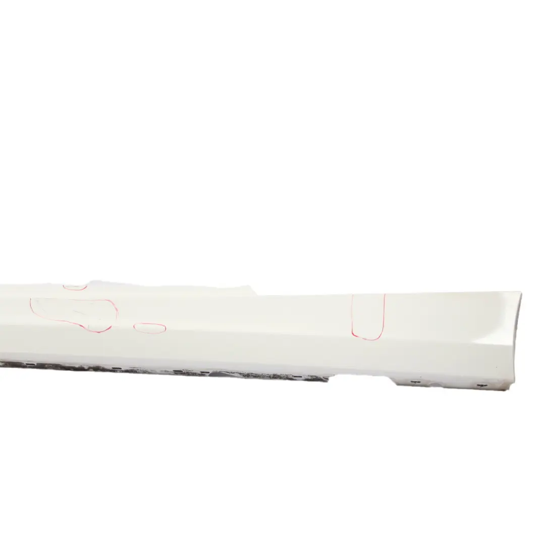 BMW E81 E82 E88 Sill Strip Side Skirt Left N/S Alpinweiss Alpine White - 300 - SKU 0036143-AW - Part number 0036143
