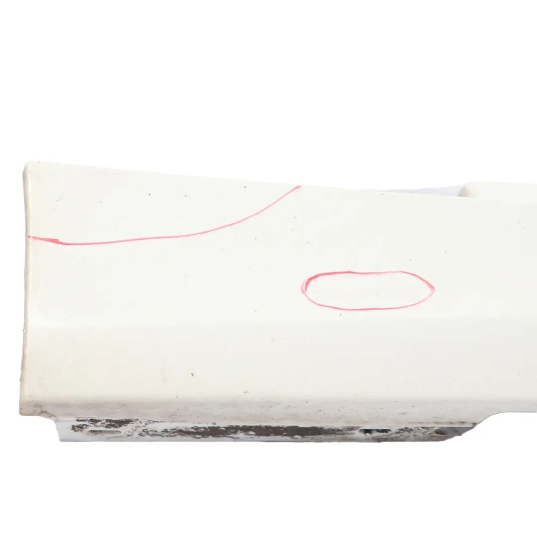 BMW E81 E82 E88 Sill Strip Side Skirt Left N/S Alpinweiss Alpine White - 300 - SKU 0036143-AW - Part number 0036143