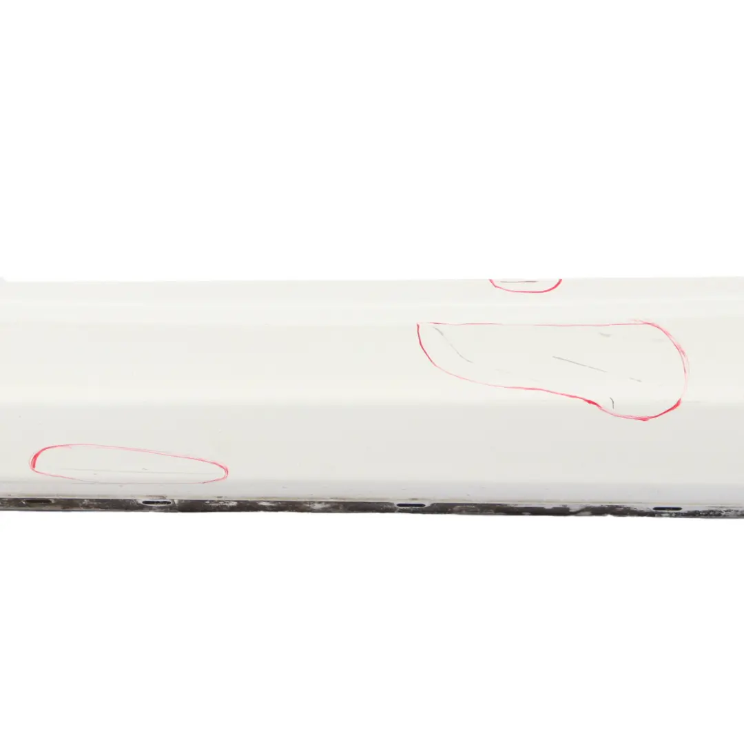 BMW E81 E82 E88 Sill Strip Side Skirt Left N/S Alpinweiss Alpine White - 300 - SKU 0036143-AW - Part number 0036143