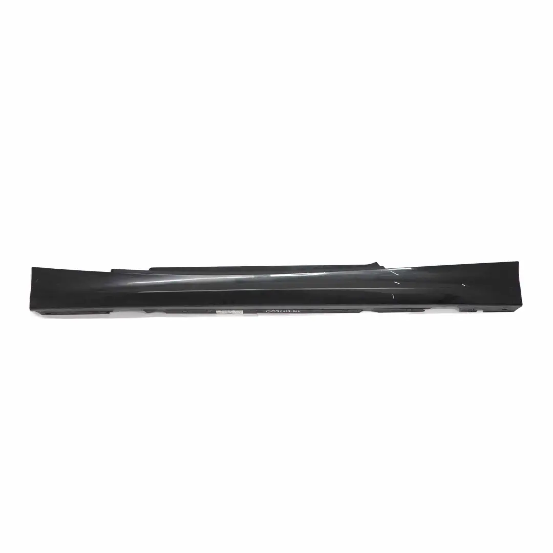 BMW E81 E82 E88 Einstiegsleisten Seitenschweller Links Schwarz Saphir - 475 - SKU 0036143-BS4 - Teilenummer 0036143