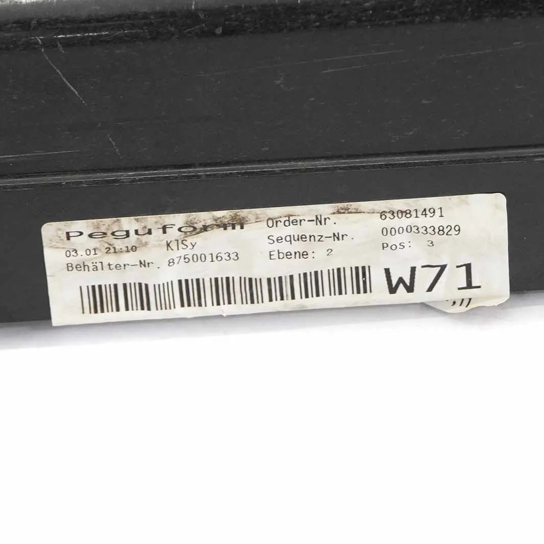 Schwellerleiste Blende Schweller Links Black Sapphire Schwarz für BMW E81 E82 E88 mit Teilenummer 0036143 BMW E81 E82 E88 Schwellerleiste Blende Schweller Links Black Sapphire Schwarz - SKU 0036143-BS7 - Teilenummer 0036143