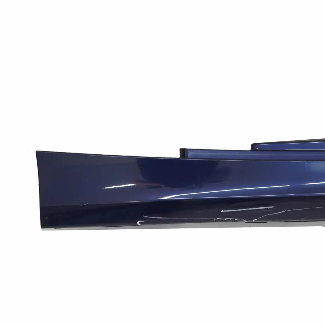 BMW E81 E82 E88 Schwellerleiste Blende Schweller Links Tiefseeblau - A76 - SKU 0036143-DSB1 - Teilenummer 0036143