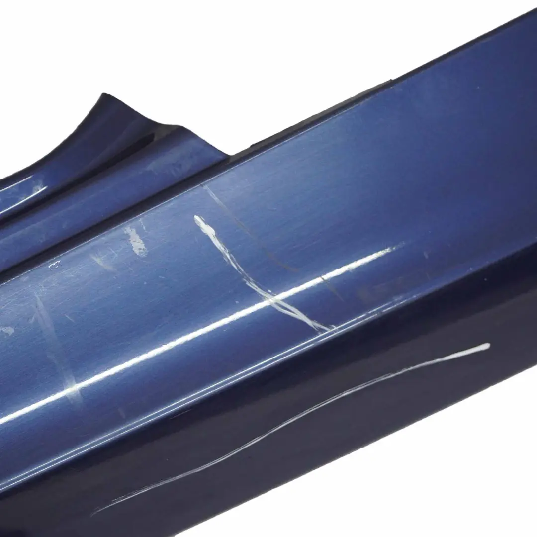 BMW E81 E82 E88 Listón de umbral Faldón lateral izquierdo Tiefseeblau - A76 - SKU 0036143-DSB1 - Número de pieza 0036143