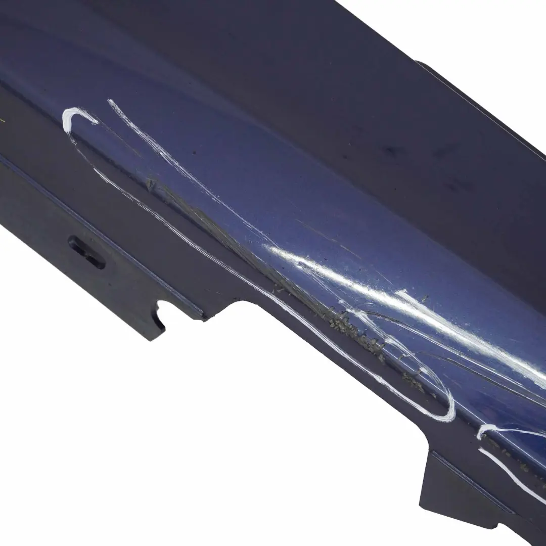  Side Skirt BMW E81 E82 E88 Sill Strip Left N/S Tiefseeblau Deep Sea Blue - A76 - SKU 0036143-DSB1 - Part number 0036143