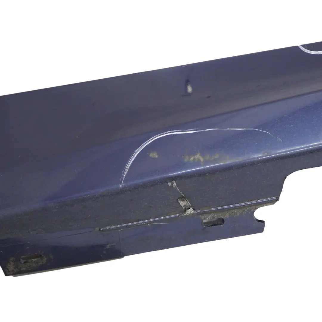BMW E81 E82 E88 Sill Strip Side Skirt Left Tiefseeblau Deep Sea Blue - A76 - SKU 0036143-DSB - Número de pieza 0036143
