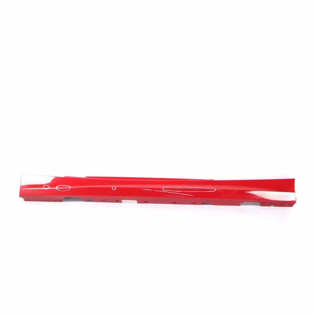 BMW E81 Side Skirt Sill Strip Left N/S E82 E88 Karmesinrot Crimson Red - A61 - SKU 0036143-KAR - Part number 0036143