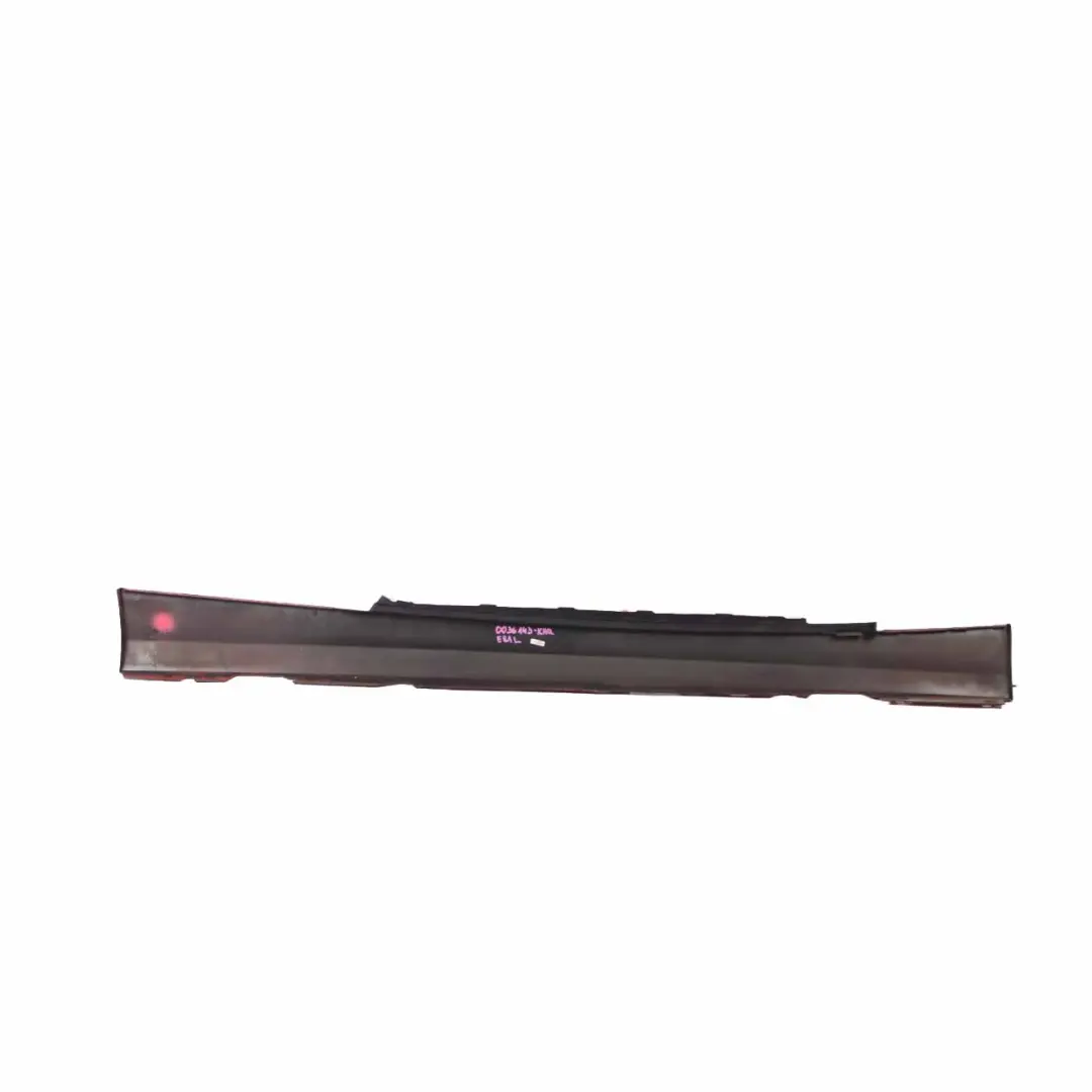 BMW E81 Side Skirt Sill Strip Left N/S E82 E88 Karmesinrot Crimson Red - A61 - SKU 0036143-KAR - Part number 0036143