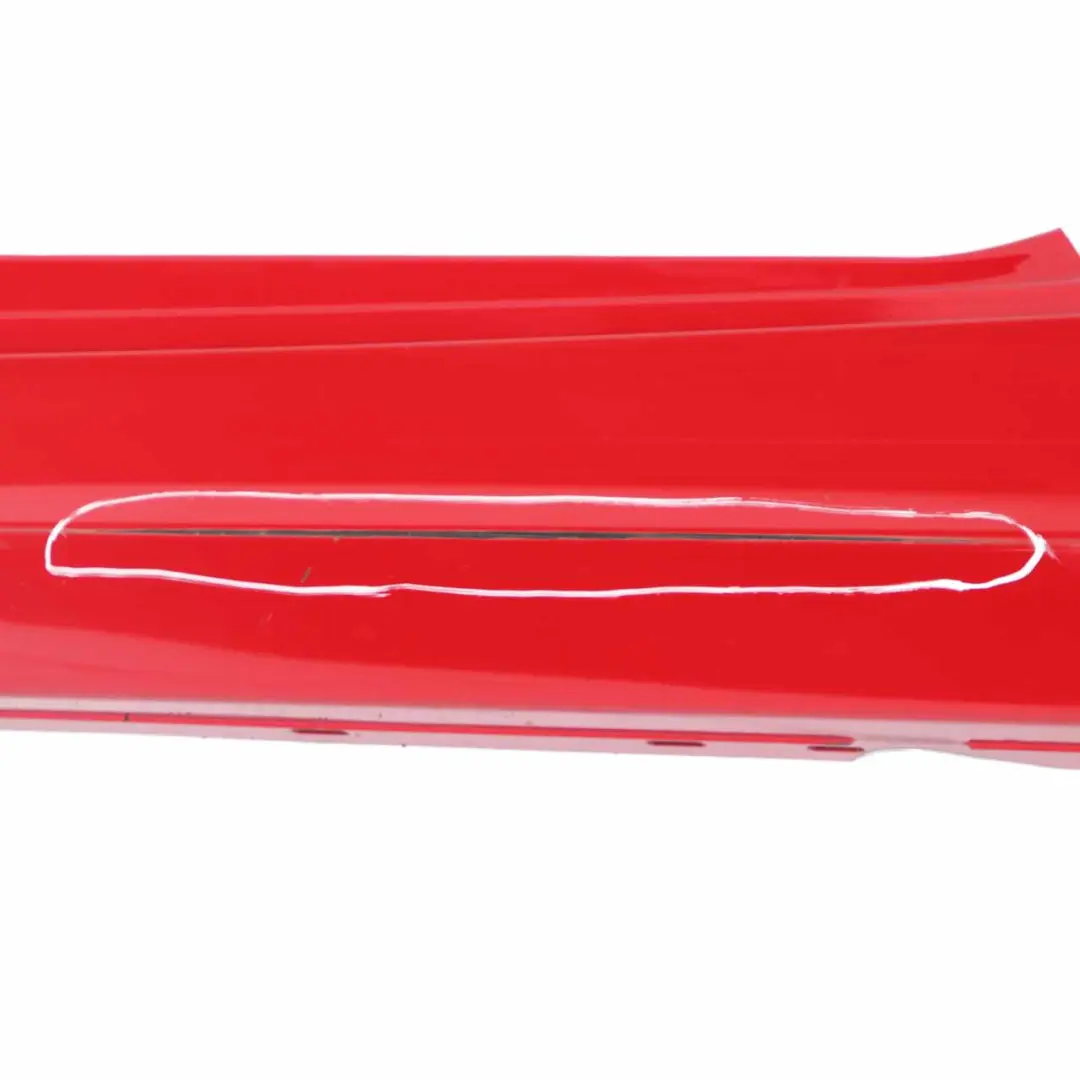 BMW E81 Side Skirt Sill Strip Left N/S E82 E88 Karmesinrot Crimson Red - A61 - SKU 0036143-KAR - Part number 0036143