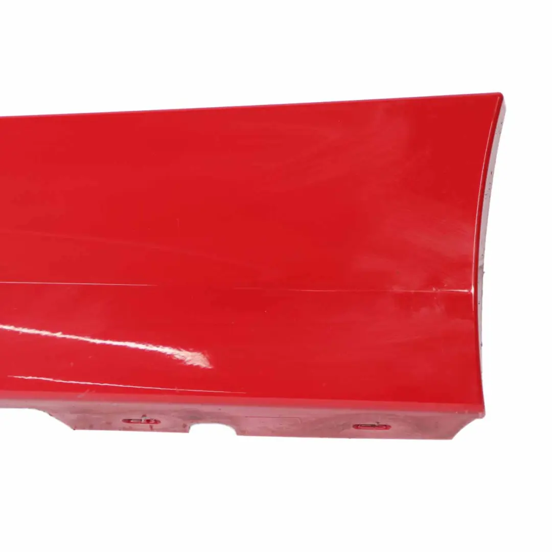 BMW E81 Side Skirt Sill Strip Left N/S E82 E88 Karmesinrot Crimson Red - A61 - SKU 0036143-KAR - Part number 0036143
