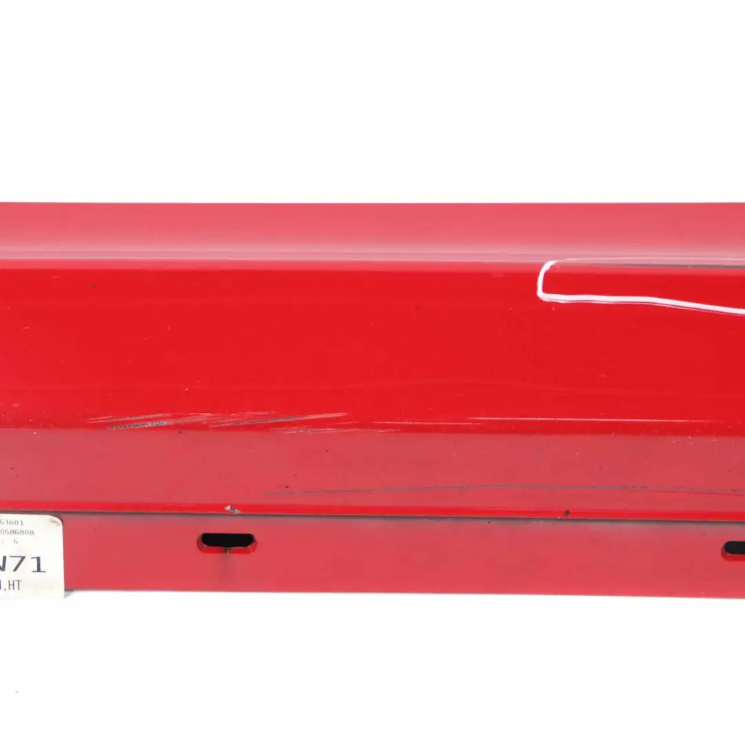 BMW E81 Side Skirt Sill Strip Left N/S E82 E88 Karmesinrot Crimson Red - A61 - SKU 0036143-KAR - Part number 0036143