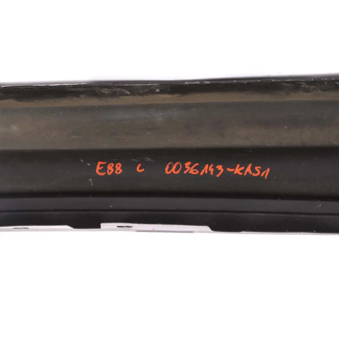 Sill Strip Side Skirt Left N/S Kaschmirsilber Silver - A72 to BMW 1 E81 E82 E88 with Part number 0036143 BMW 1 E81 E82 E88 Sill Strip Side Skirt Left N/S Kaschmirsilber Silver - A72 - SKU 0036143-KAS1 - Part number 0036143