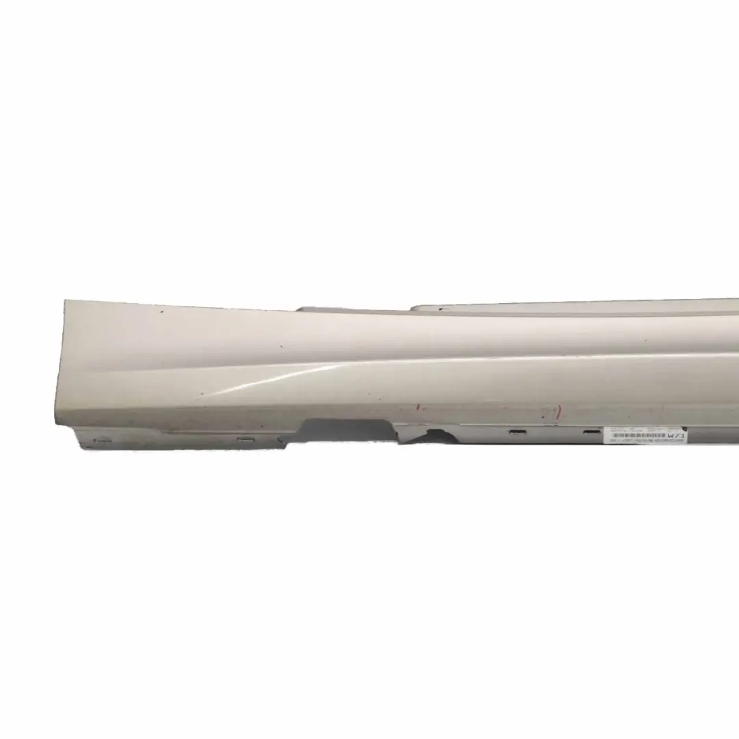  Side Skirt BMW E81 E82 E88 Sill Strip Door Left N/S Kaschmirsilber Silver - A72 - SKU 0036143-KAS3 - Part number 0036143