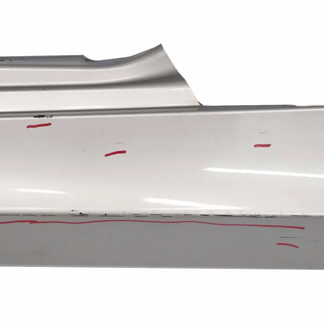  Side Skirt BMW E81 E82 E88 Sill Strip Door Left N/S Kaschmirsilber Silver - A72 - SKU 0036143-KAS3 - Part number 0036143