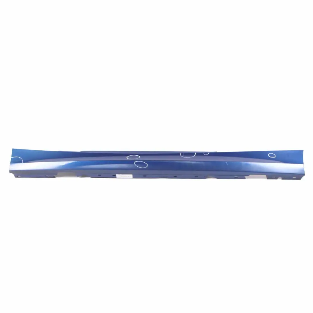 BMW E81 E82 E88 Sill Strip Side Skirt Left N/S Montegoblau Blau Blue - A51 - SKU 0036143-MTB3 - Part number 36143