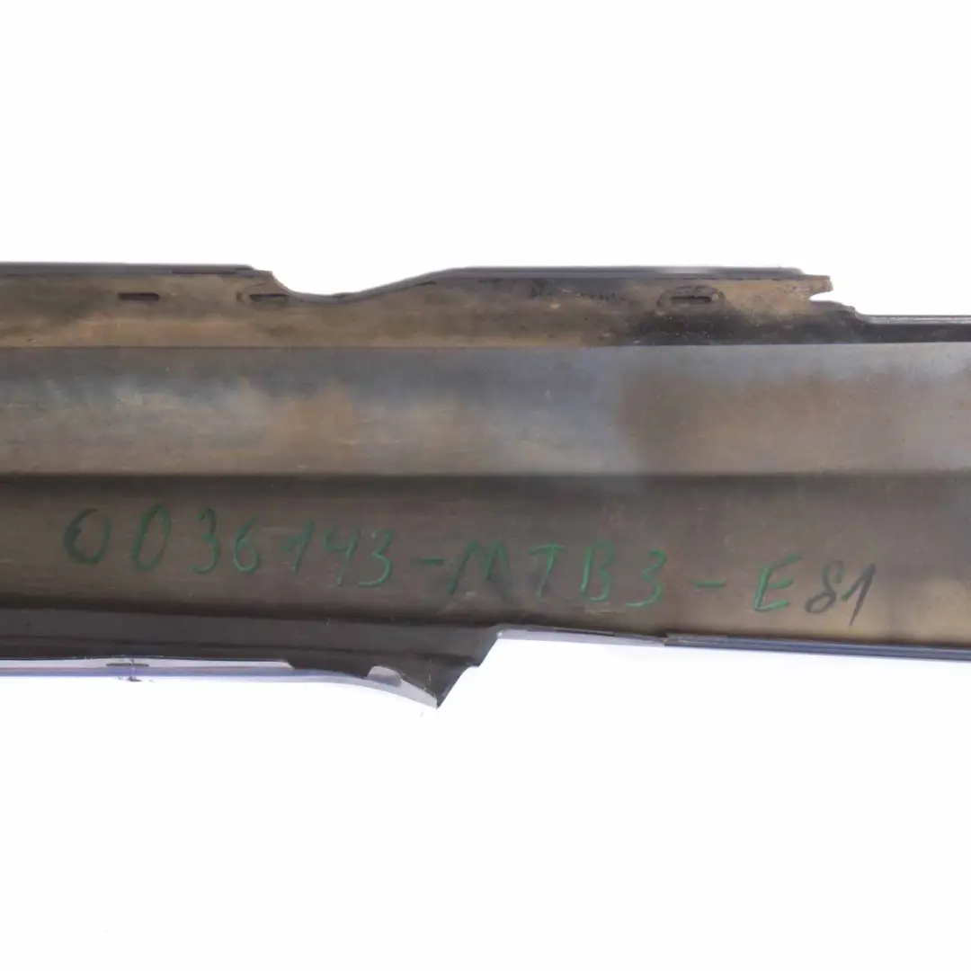 BMW E81 E82 E88 Sill Strip Side Skirt Left N/S Montegoblau Blau Blue - A51 - SKU 0036143-MTB3 - Part number 36143