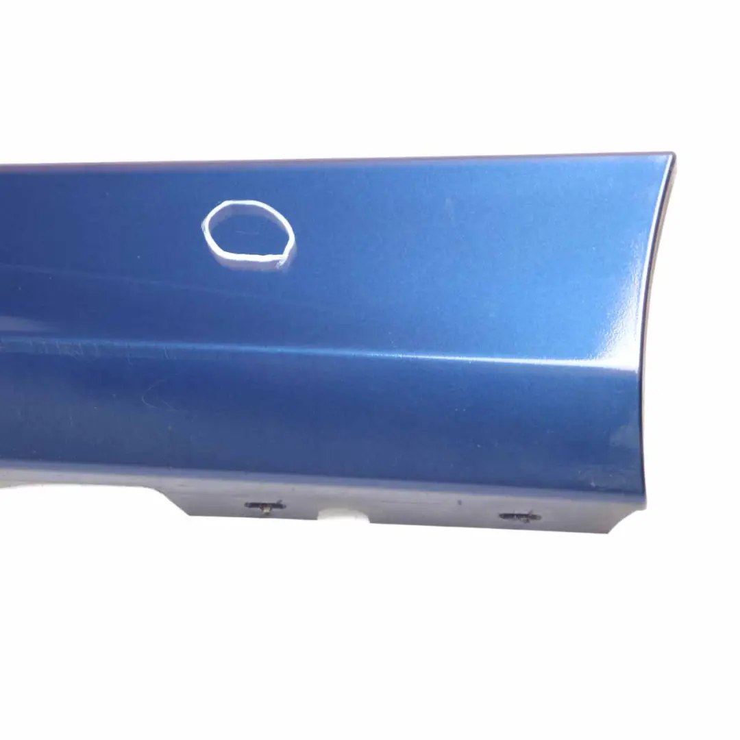 BMW E81 E82 E88 Sill Strip Side Skirt Left N/S Montegoblau Blau Blue - A51 - SKU 0036143-MTB3 - Part number 36143