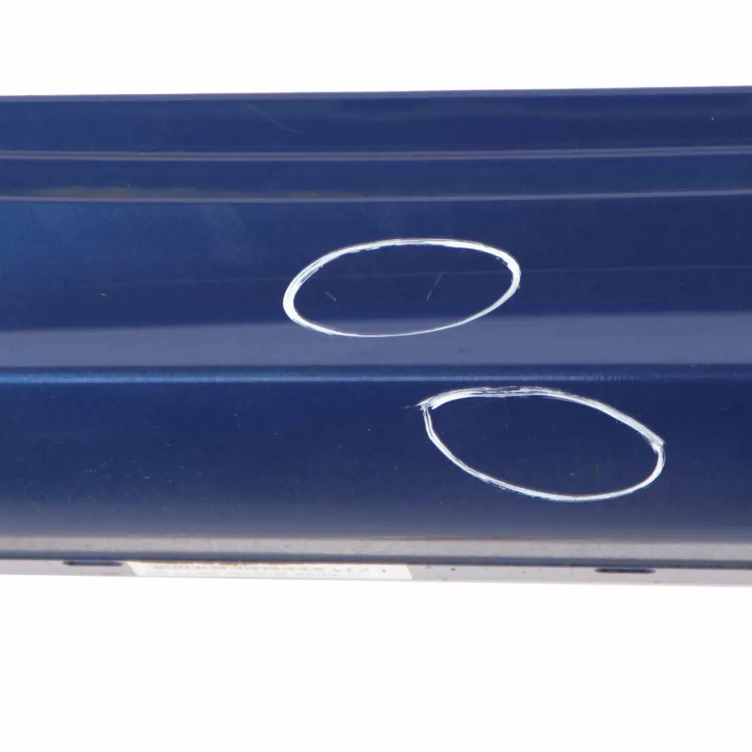 BMW E81 E82 E88 Sill Strip Side Skirt Left N/S Montegoblau Blau Blue - A51 - SKU 0036143-MTB3 - Part number 36143