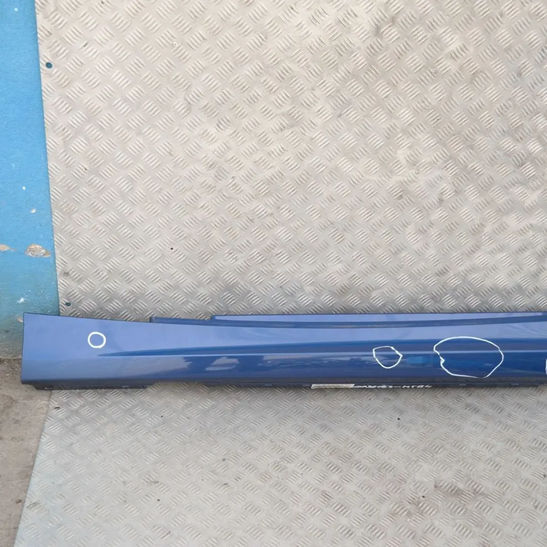 Schwellerleiste Blende Schweller links Montegoblau Blau für BMW 1 er 4 E81 E82 E88 mit Teilenummer 36143 BMW 1 er 4 E81 E82 E88 Schwellerleiste Blende Schweller links Montegoblau Blau - SKU 0036143-MTB4 - Teilenummer 36143