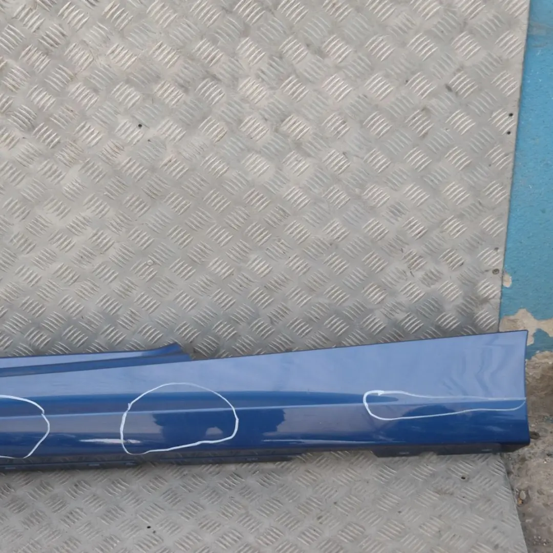 BMW 1 er 4 E81 E82 E88 Schwellerleiste Blende Schweller links Montegoblau Blau - SKU 0036143-MTB4 - Teilenummer 36143