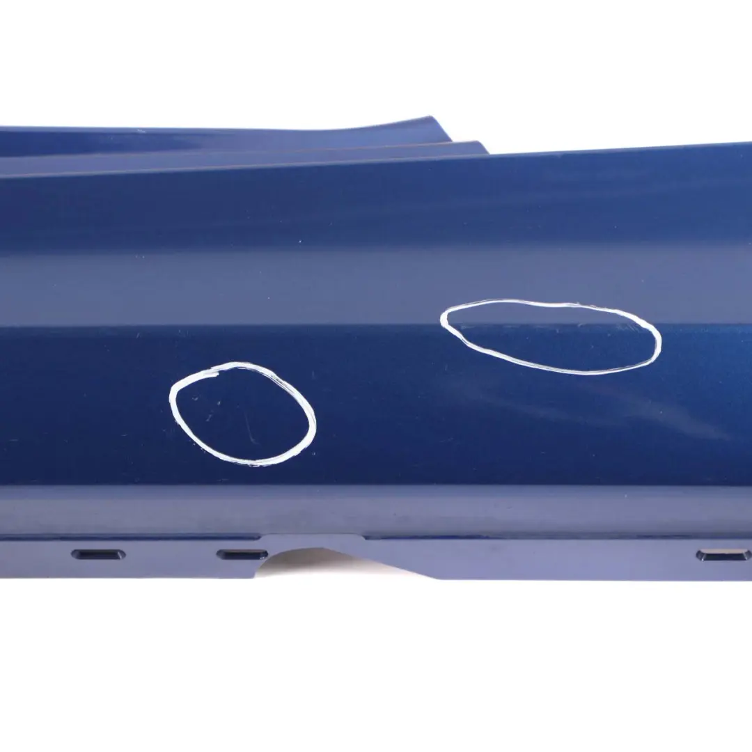 BMW 1 E81 E82 E88 6 Sill Strip Side Skirt Left N/S Montegoblau Blue - A51 - SKU 0036143-MTB6 - Part number 0036143