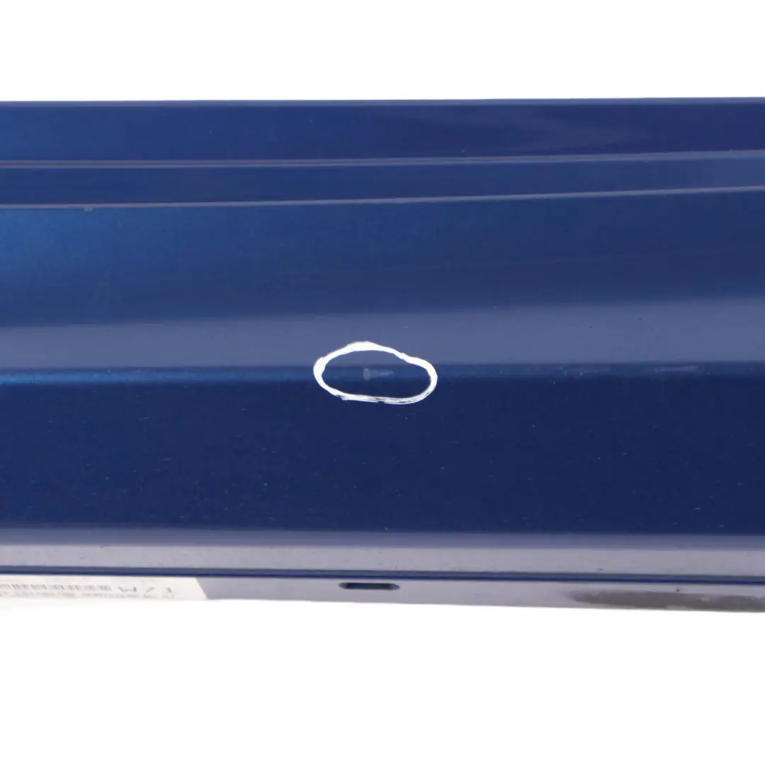 BMW 1 E81 E82 E88 6 Sill Strip Side Skirt Left N/S Montegoblau Blue - A51 - SKU 0036143-MTB6 - Part number 0036143