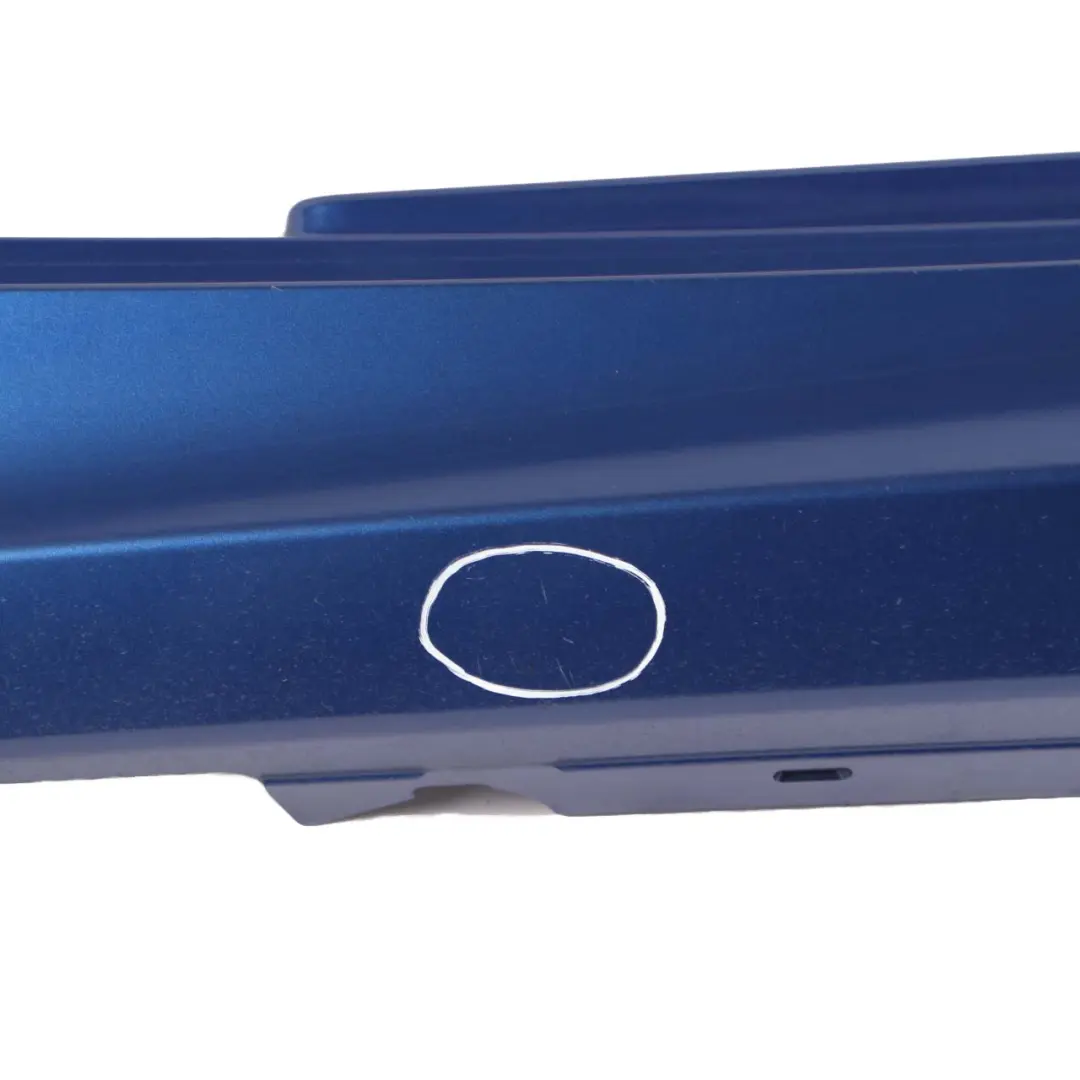 BMW 1 E81 E82 E88 6 Sill Strip Side Skirt Left N/S Montegoblau Blue - A51 - SKU 0036143-MTB6 - Part number 0036143