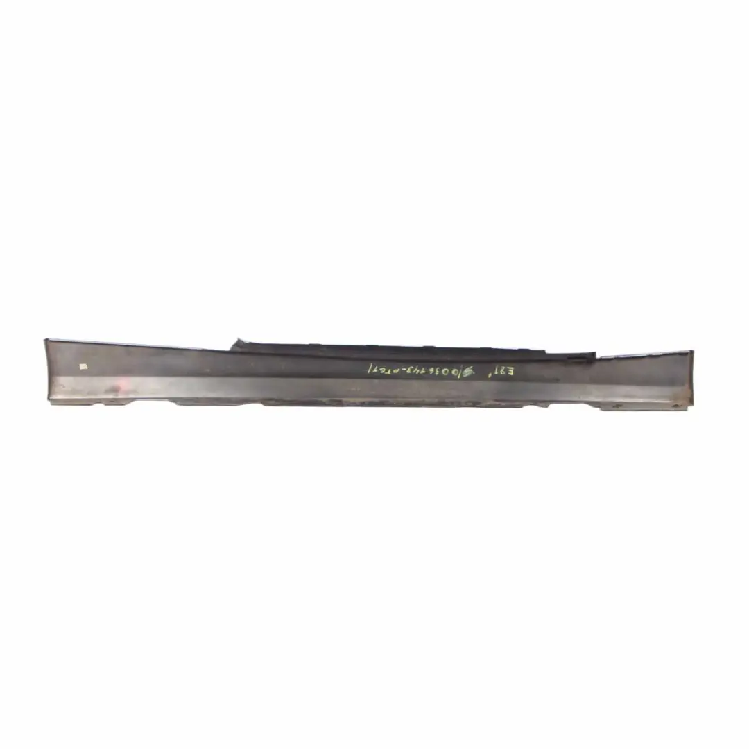 Side Skirt Sill Strip Left N/S E88 Patagonia Green Metallic - A71 to BMW E81 E82 with Part number 0036143 BMW E81 E82 Side Skirt Sill Strip Left N/S E88 Patagonia Green Metallic - A71 - SKU 0036143-PTG1 - Part number 0036143