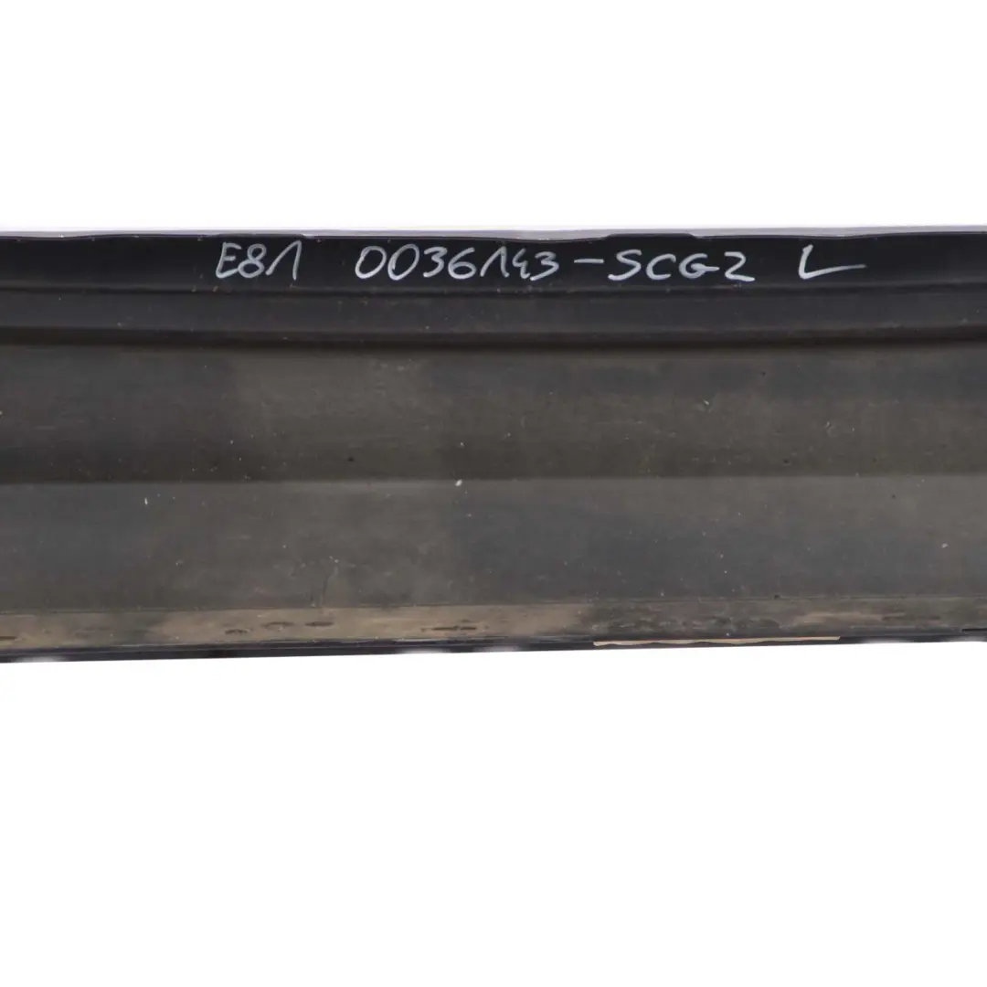 Side Skirt Sill Strip Left N/S Spacegrau Grey Metallic - A52 to BMW E81 E82 E88 with Part number 0036143 BMW E81 E82 E88 Side Skirt Sill Strip Left N/S Spacegrau Grey Metallic - A52 - SKU 0036143-SCG2 - Part number 0036143