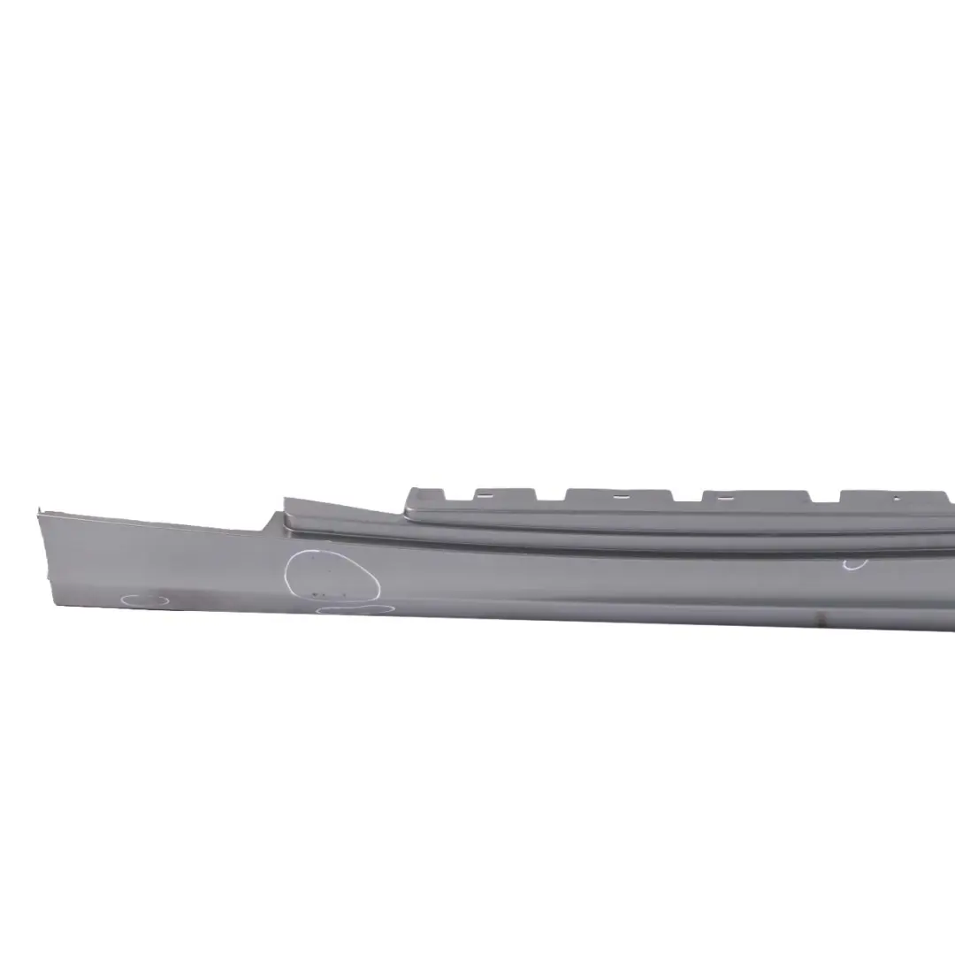 Side Skirt Sill Strip Left N/S Spacegrau Grey Metallic - A52 to BMW E81 E82 E88 with Part number 0036143 BMW E81 E82 E88 Side Skirt Sill Strip Left N/S Spacegrau Grey Metallic - A52 - SKU 0036143-SCG2 - Part number 0036143