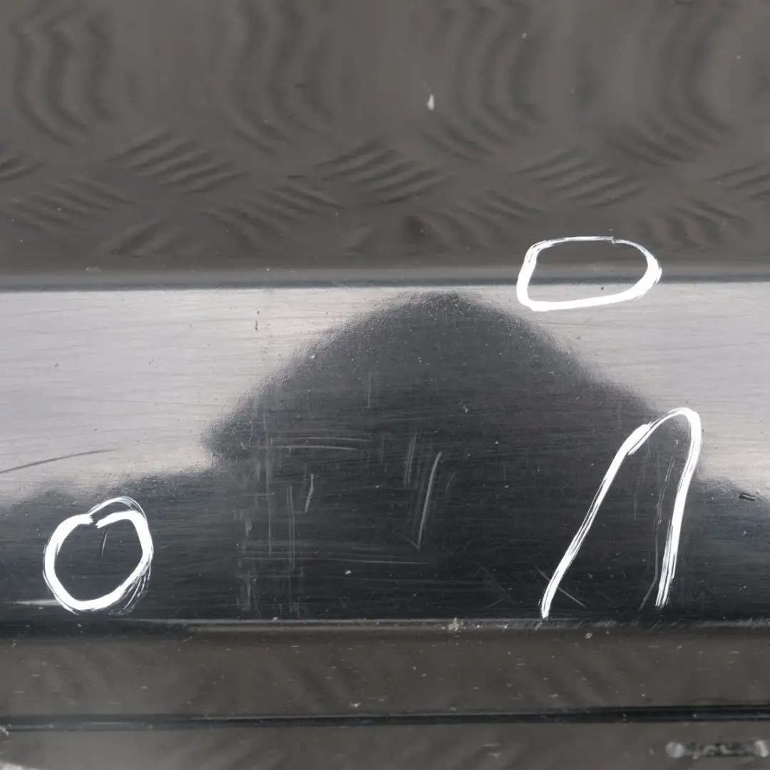 BMW 1 SERIES 1 E81 E82 E88 Sill Strip Side Skirt Left N/S Schwarz 2 Black - 668 - SKU 0036143-SCH1 - Part number 0036143-SCH1