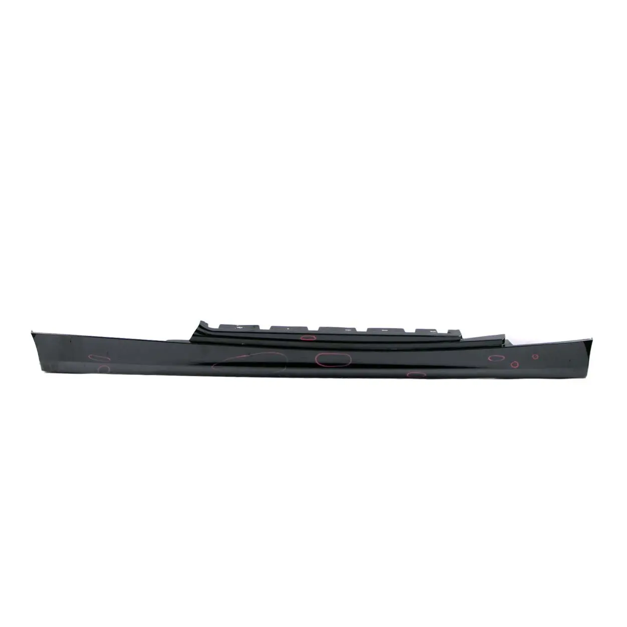 BMW E81 Side Skirt Sill Strip Left N/S E82 E88 Schwarz 2 Black - 668