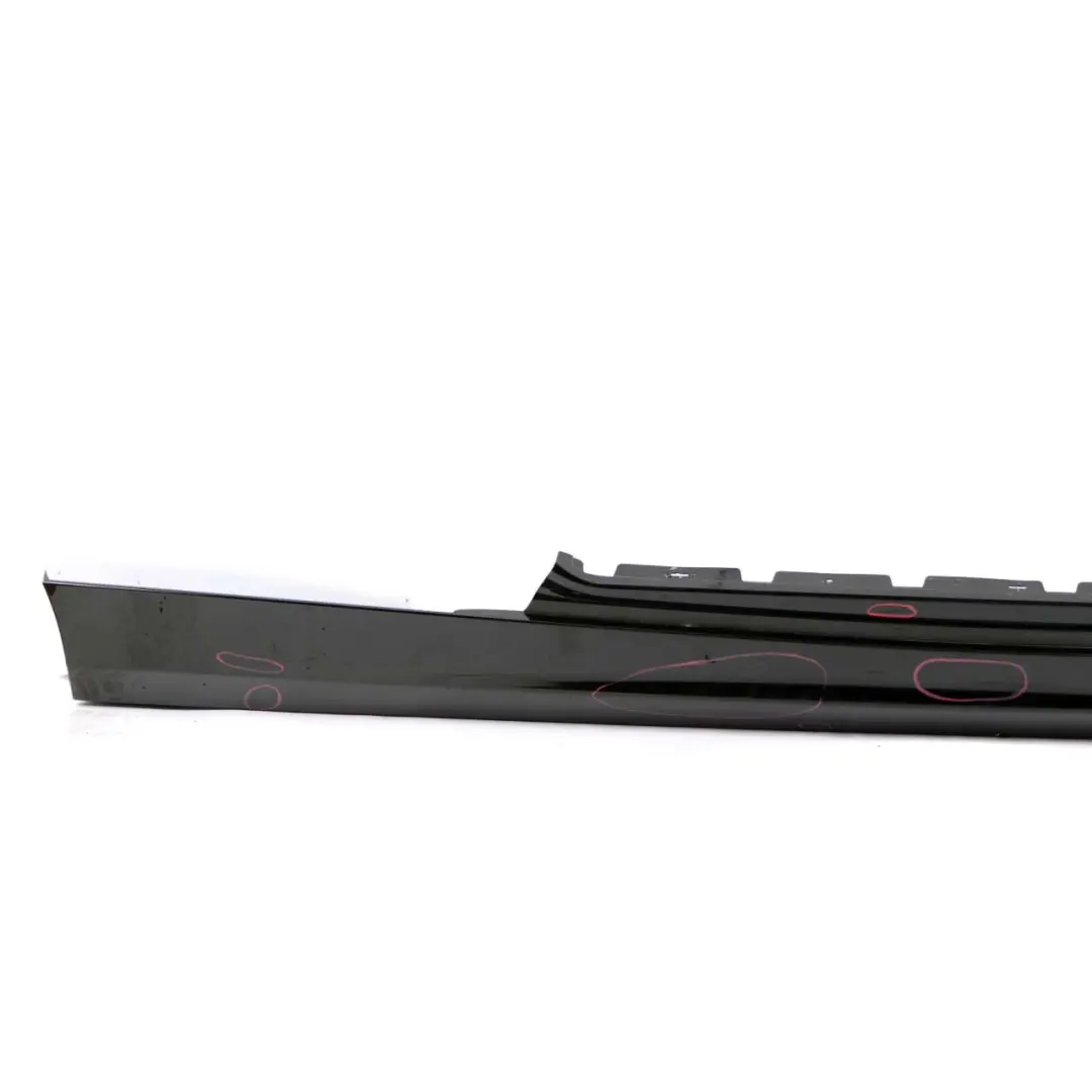 BMW E81 Side Skirt Sill Strip Left N/S E82 E88 Schwarz 2 Black - 668 - SKU 0036143-SCH8 - Part number 0036143