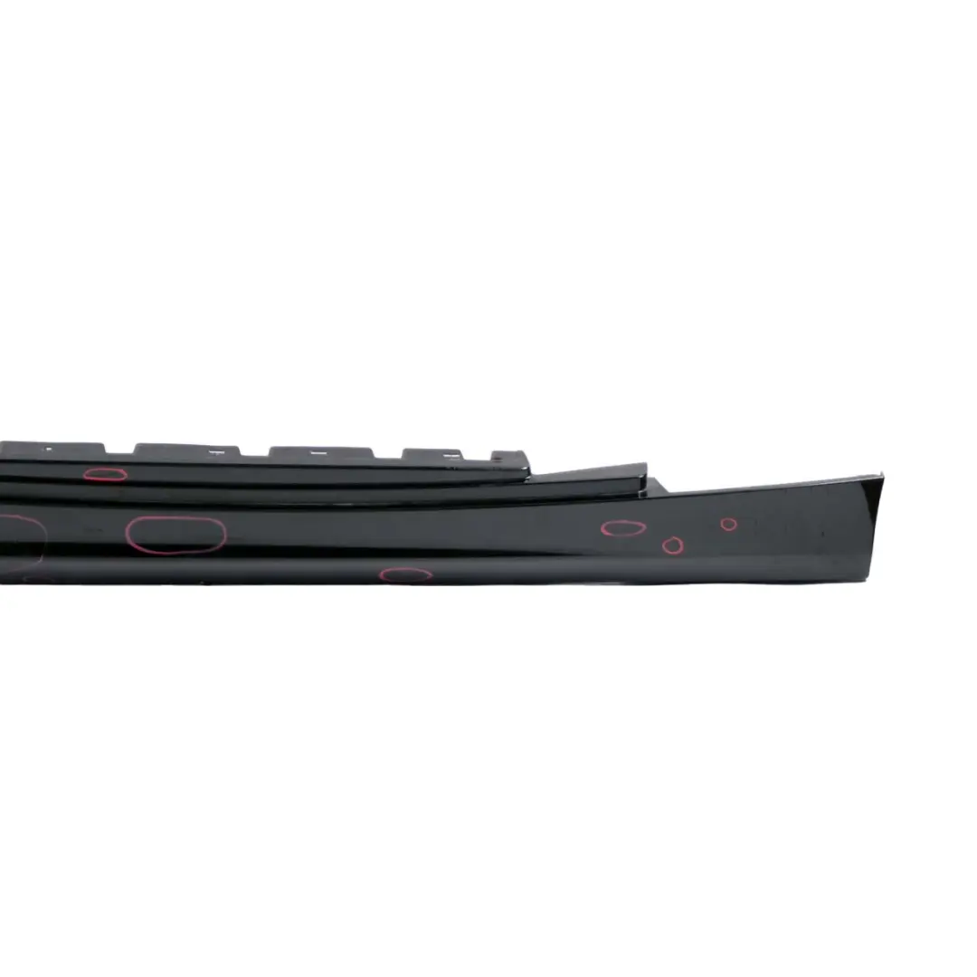 BMW E81 Side Skirt Sill Strip Left N/S E82 E88 Schwarz 2 Black - 668 - SKU 0036143-SCH8 - Part number 0036143