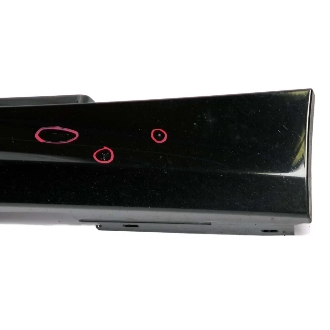 Side Skirt Sill Strip Left N/S E82 E88 Schwarz 2 Black - 668 to BMW E81 with Part number 0036143 BMW E81 Side Skirt Sill Strip Left N/S E82 E88 Schwarz 2 Black - 668 - SKU 0036143-SCH8 - Part number 0036143