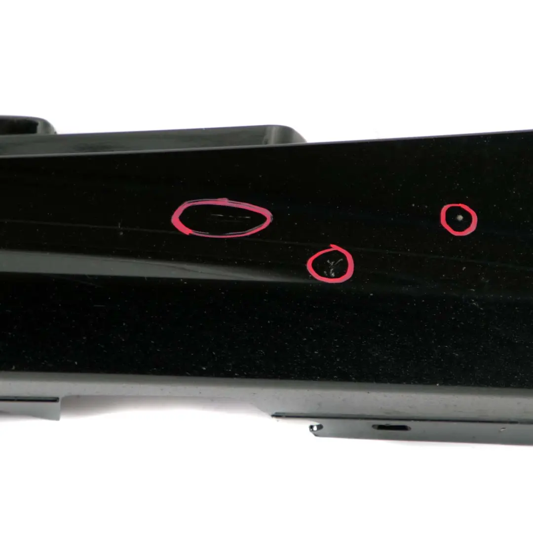 BMW E81 Side Skirt Sill Strip Left N/S E82 E88 Schwarz 2 Black - 668 - SKU 0036143-SCH8 - Part number 0036143